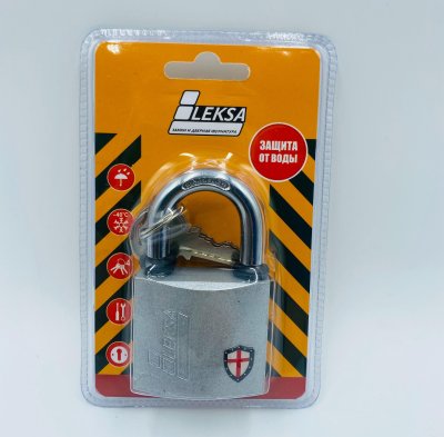 На картинке «Замок навесной  "LEKSA" В-11-63 (4 кл)»