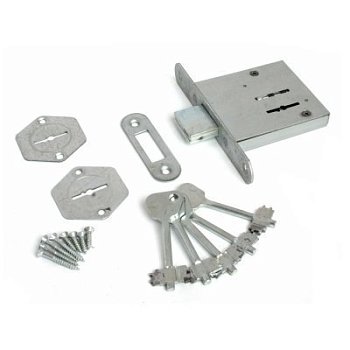 Замок врезной ЗВ8-4С Ригель 5 ключей (г.С-Петербург)