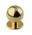 На картинке «Ручка-кнопка мебельная Trodos "ZY-108" сплав ЦАМ, золото(14.137.01)»
