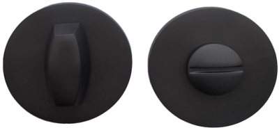 На картинке «Ручка поворотная Vrata "AE20AT28" круг 03, черный матовый»