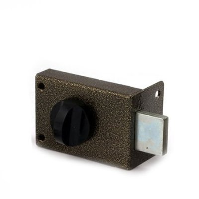 На картинке «Замок накладной ЗН1 "Омега" бронза»