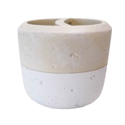 На картинке «Стакан для зубных щёток "Полирезина" Неаполь*»