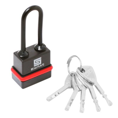 На картинке «Замок навесной БУЛАТ ВС 3-Н35-01 ПЛ всепогодный 5кл. d=5мм »