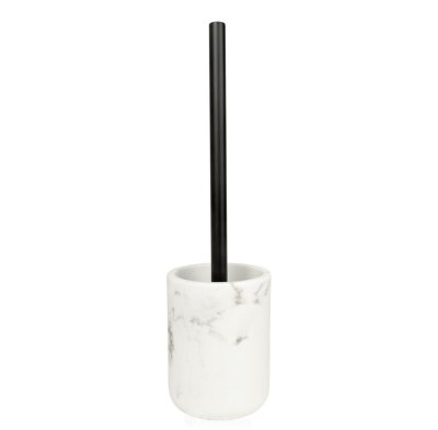 На картинке «Ерш сантехнический Бьянка, принт под мрамор, BRE0575AA-TOH»