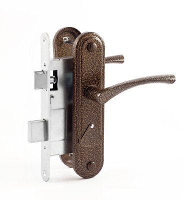 На картинке «Замок врезной ЗВ9-2-01 "Омега" сувальдный, бронза »