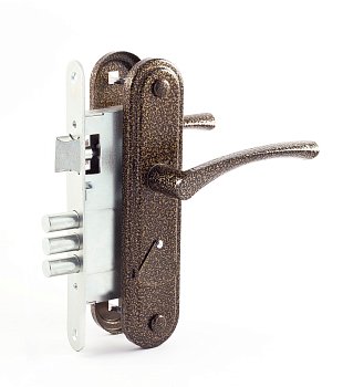 Замок врезной ЗВ9-1-01 Омега сувальдный, бронза (г.Димитровград)