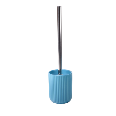 На картинке «Ерш сантехнический керамика Плиссе синий матовый CE1610LA-TOH»