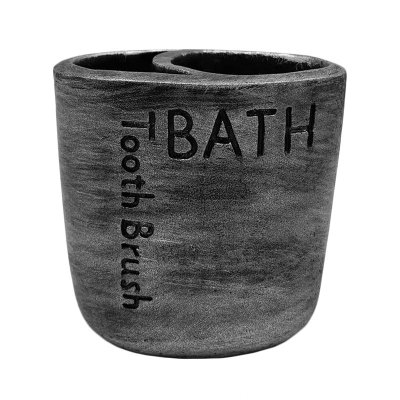 На картинке «Стакан для зубных щеток Delphinium коллекция "Галактика", черный»