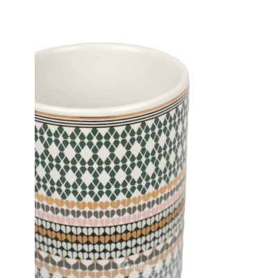 На картинке «Стакан д/зубн. щеток Зира, принт, керамика, CE2698AA-TB»