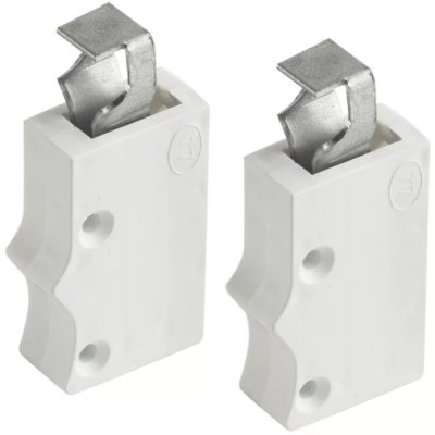 На картинке «Навес мебельный для полок белый 2шт»