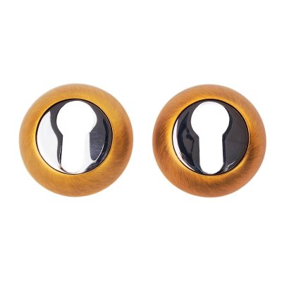 На картинке «Накладка на цилиндр "Trodos" ET-AL CF/CP кофе/хром*»