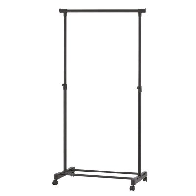 На картинке «Вешало одинарное Zenfort "HG21AB" 85x41x100-170cм, черный»