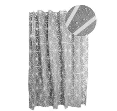 На картинке «Штора для ванной PE7113B (Призма) 1,8*1,8»