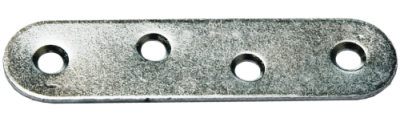 На картинке «Пластина крепёжная ПК- 80х20 цинк (М-К)»