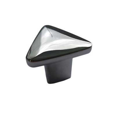 На картинке «Ручка-кнопка мебельная Trodos "9088" сплав ЦАМ, хром»