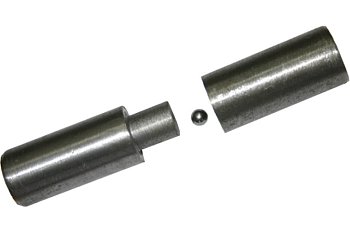 Петля гаражная с шаром 16х80 (впрессованный шар)