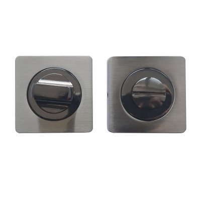 На картинке «Ручка поворотная Trodos "BK02-AL", никель/черный никель*»