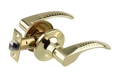 На картинке «Защелка ЗВ6-05 "TRODOS" без ключа/фиксатора, золото»