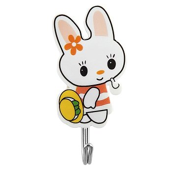 Комплект крючков пластик Зайцы (3 шт)