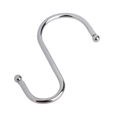 На картинке «Крючок для рейлинга большой шар, хром (НШ)»