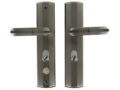 На картинке «Комплект ручек для китайской двери "Полоса Тип1-М" левая (8001)»