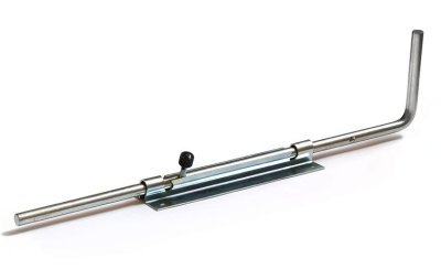 На картинке «Засов гаражный "Симеко" ЗЩ-057 (70х470х150мм) цинк (г.Боровичи)»