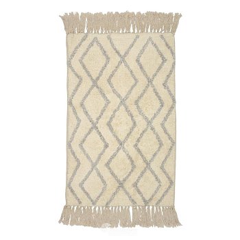 Коврик хлопок серый 50*80 65882