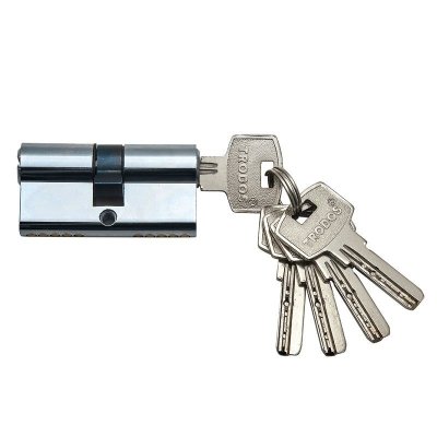 На картинке «Механизм цилиндровый "Trodos ЦАМ" ЦМП 70-5К 5 перфоключей, хром (CP))»