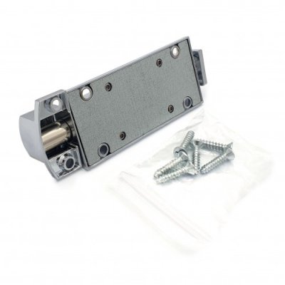 На картинке «Шпингалет SOLLER 808С хром с кнопкой»