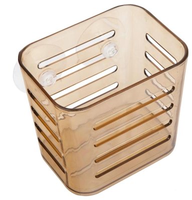 На картинке «Стакан пласт. присоска коричневый W6950»