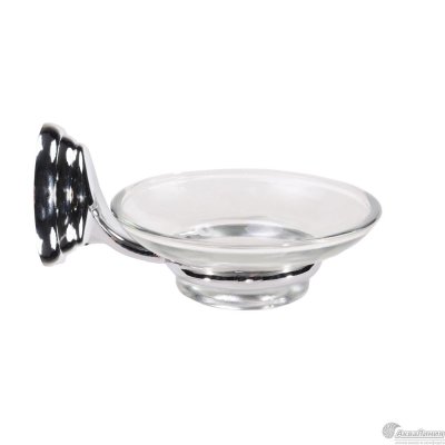 На картинке «Мыльница стекло хром 6885»