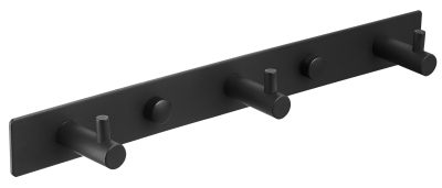 На картинке «Крючок на планке Delphinium тройной "R011", черный»