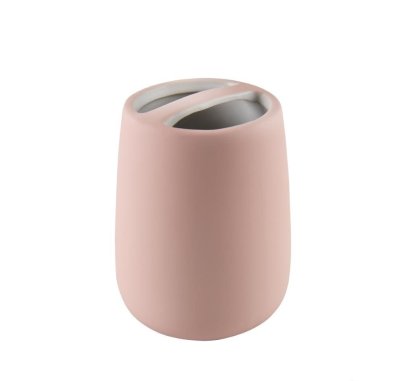 На картинке «Подставка д/зубн. щеток керамика Soft розовая B4333A-3P»
