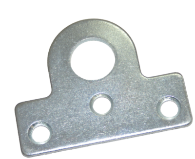 На картинке «Проушина для навесного замка 35х45мм, цинк (М-К)»