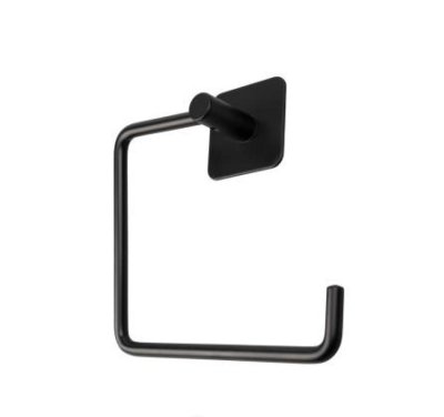 На картинке «Держатель для т/бумаги металл черный на липучке B6445P-6»