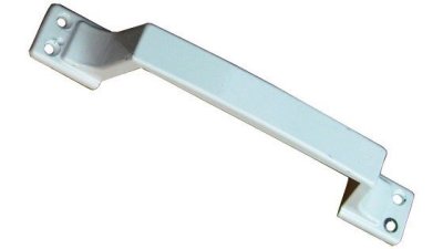 На картинке «Ручка-скоба литая РС-100-С "Латунина" белая (г.Саратов)»