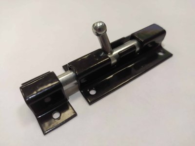 На картинке «Задвижка прямоугольная ШП-60 (Н)  черный с цинком»