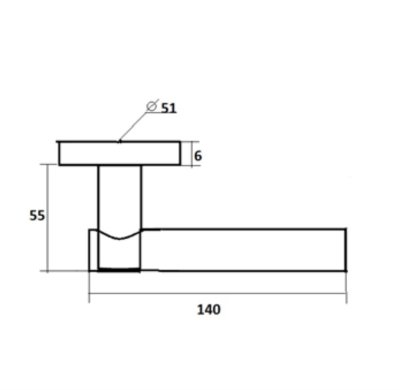 На картинке «Ручка раздельная Trodos "E09.Z091" круг 03, золото матовый»