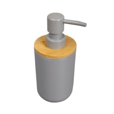 На картинке «Дозатор для ж/мыла пластик бамбук Gray PS0112FA-LD»