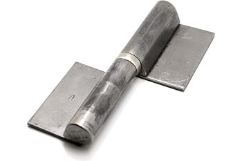 На картинке «Петля гаражная ЛЕВША на площадке 140х20х29мм  левая»