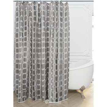 Штора для ванной SV-PT-18030-1A (бисмарк) 1,8*2,0