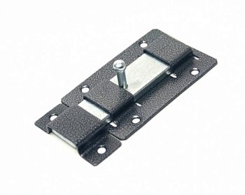 Задвижка дверная ЗД-02 L-140мм плоская, серебро (М-К)