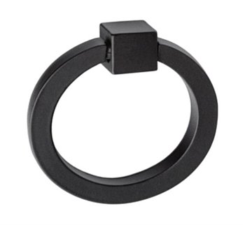 Ручка-подвеска мебельная Trodos 11203 сплав ЦАМ 40гр, черный матовый