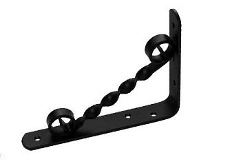 Кронштейн фигурный Домарт 150х125 черный (г.Балаково)