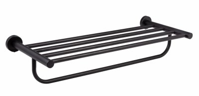 На картинке «Полка настенная Zenfort 1-ярусная "L71724B", черный матовый»