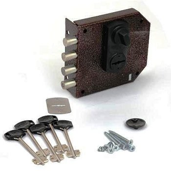 Замок накладной Эльбор Базальт 1.05.59 МА задвижка, б_о (г.Боровичи)