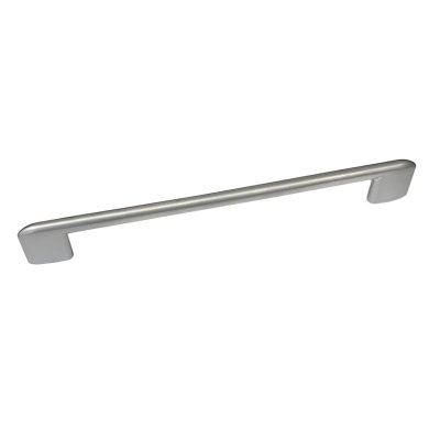 На картинке «Ручка-скоба мебельная Trodos "8653" 192 сплав ЦАМ, серебро»