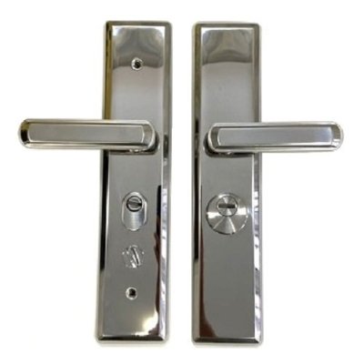 На картинке «Ручка на китайскую дверь 608А-5 хром (Универсальная)»