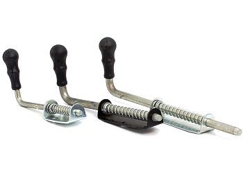 Засов гаражный Симеко 300 мм, полуавтомат подпружиненный (г.Боровичи)