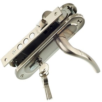 Замок врезной Trodos ЗВ61_106 3RB SN никель